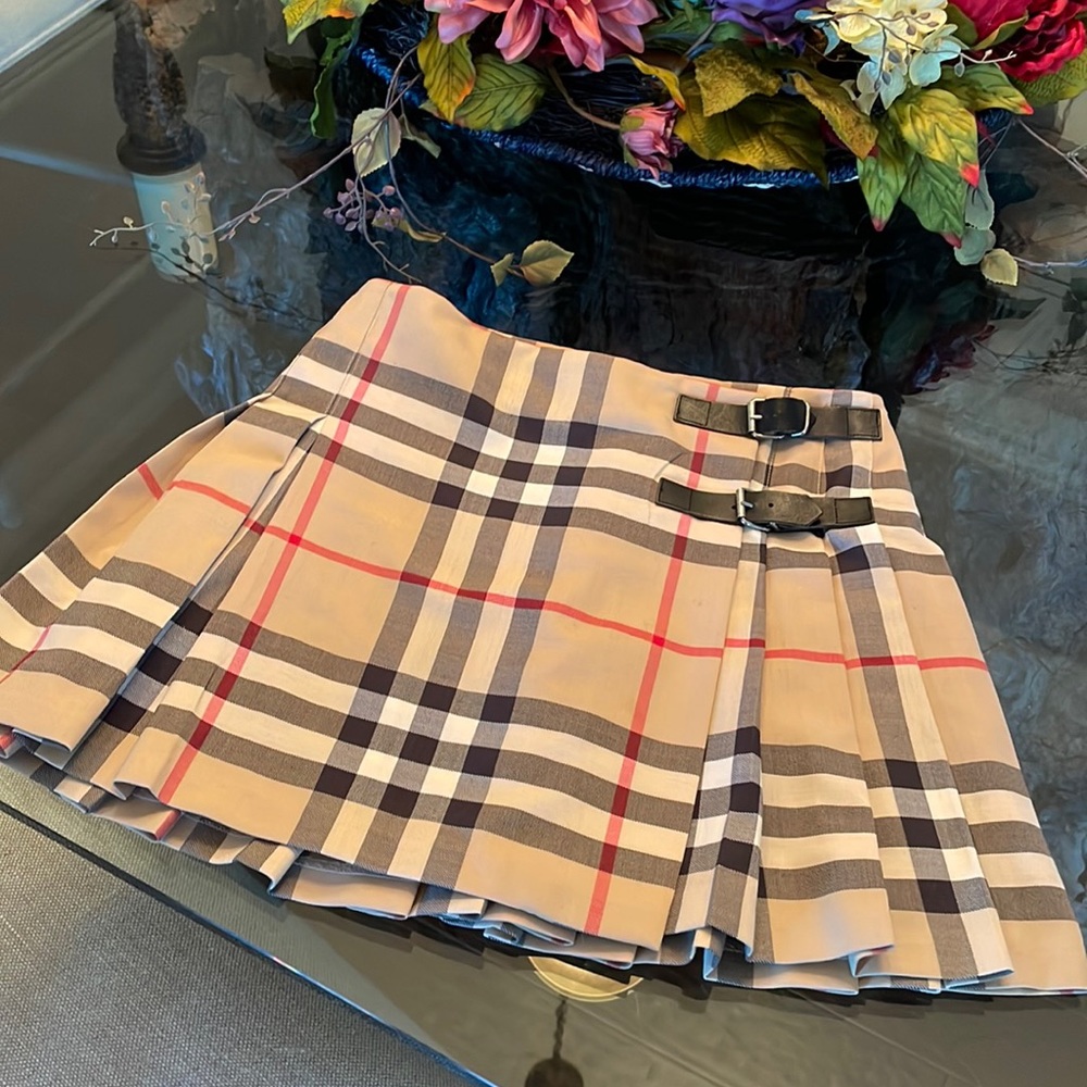 Burberry Pleated Skirt